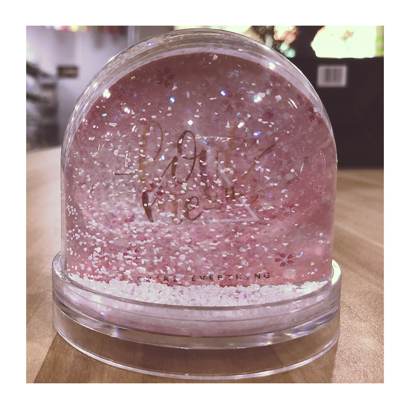 China Wholesale Ball Photo Frame Christmas Snow Globe With Glitter Water Globe Picture Insert