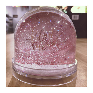 China Wholesale Ball Photo Frame Christmas Snow Globe With Glitter Water Globe Picture Insert