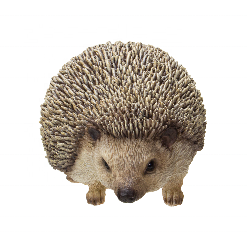 Custom Resin Animal Statue Adorable Hedgehog Figurine Statue Resin Crafts