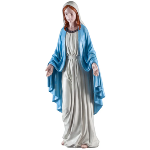 Factory wholesale catholic religious statues resin poyresin crafts virgin mary statue small