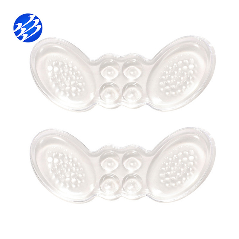 Anti Abrasion Pain Relief Non Slip Butterfly Protector Gel Heel Sticker For High Heel Shoes