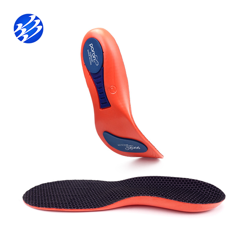 Maximum Shock Absorption Heel Pain Relief PU Poron Insoles For Plantar Fasciitis