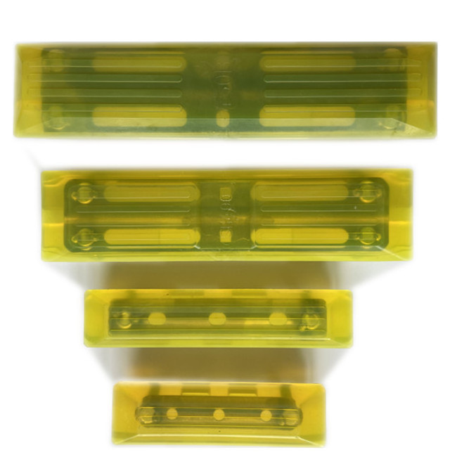 Factory direct sale 500mm wide transparent rubber crawler track pads for excavator dozer