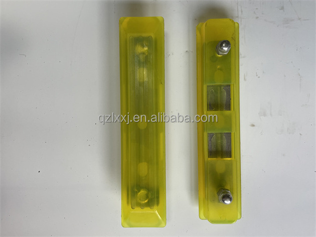 Factory direct sale 500mm wide transparent rubber crawler track pads for excavator dozer