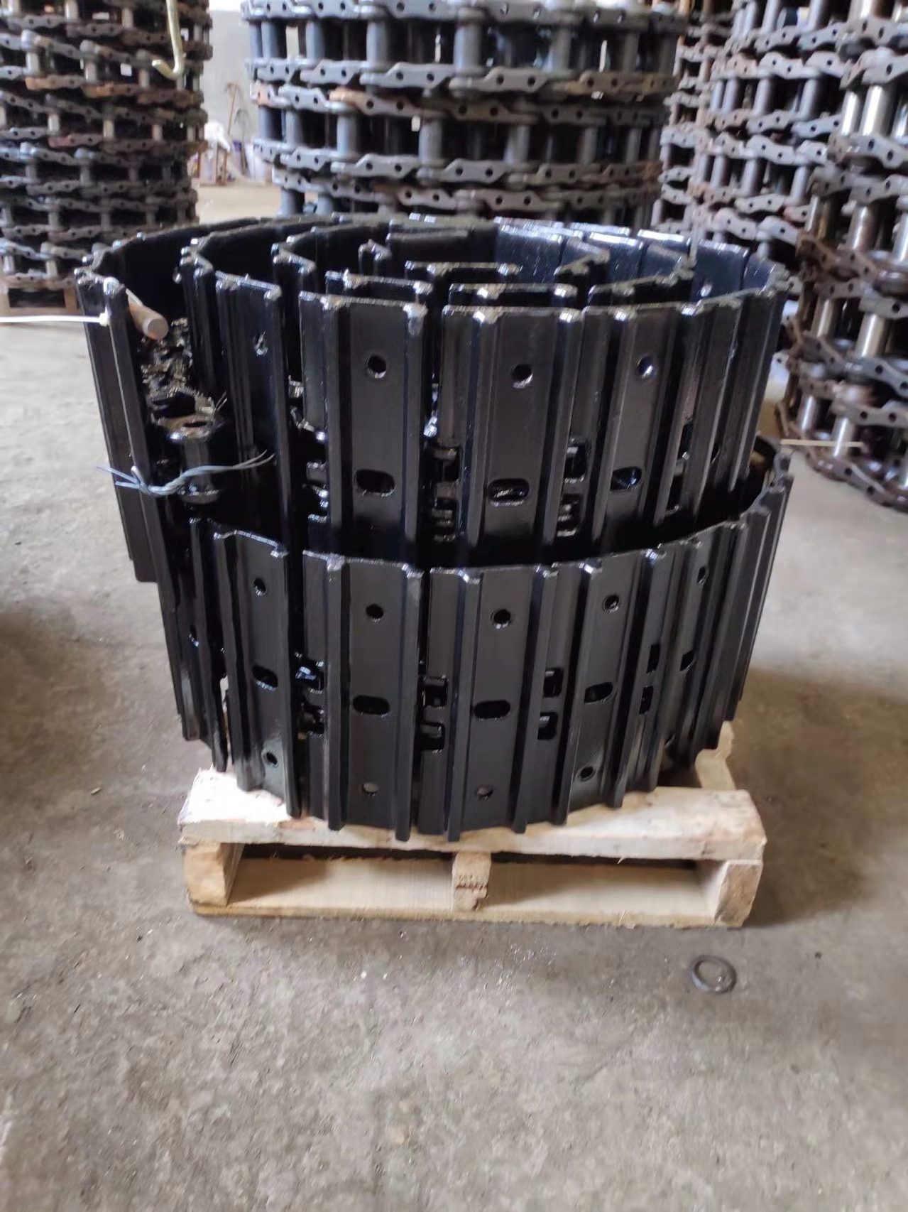 Best pc200 komatsu sk100 kobelco excavator track chain hitachi ex60 excavator track chains