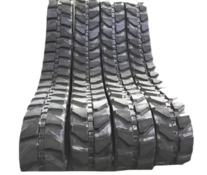 Various specification rubber track system for hitachi and harvester and small heavy vehicle