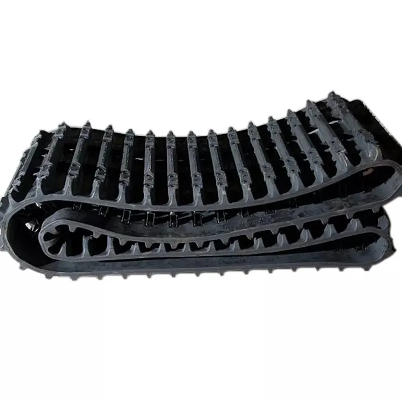 Various specification rubber track system for hitachi and harvester and small heavy vehicle