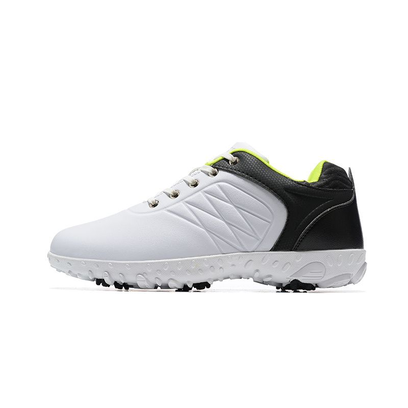 Wear Resistant Breathable Sports Shoes Microfiber Fabric Waterproof and Non-slip Golf Shoes for Men