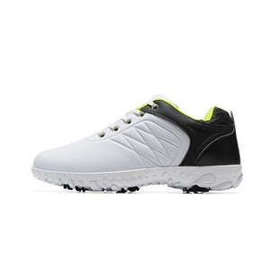 Wear Resistant Breathable Sports Shoes Microfiber Fabric Waterproof and Non-slip Golf Shoes for Men