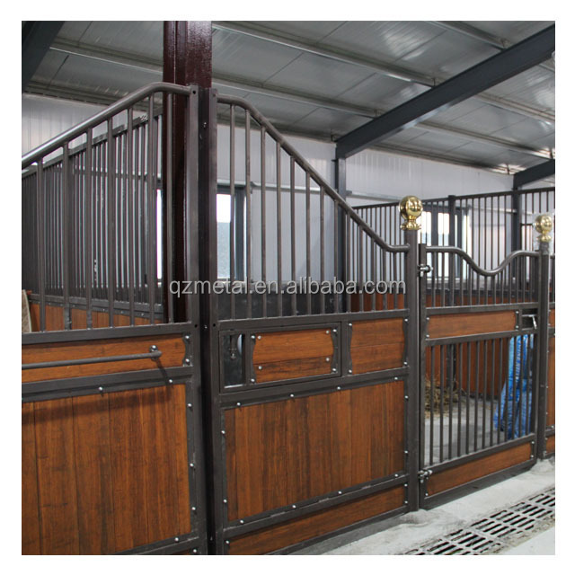 Bamboo used portable horse stall stables panels front horse barn