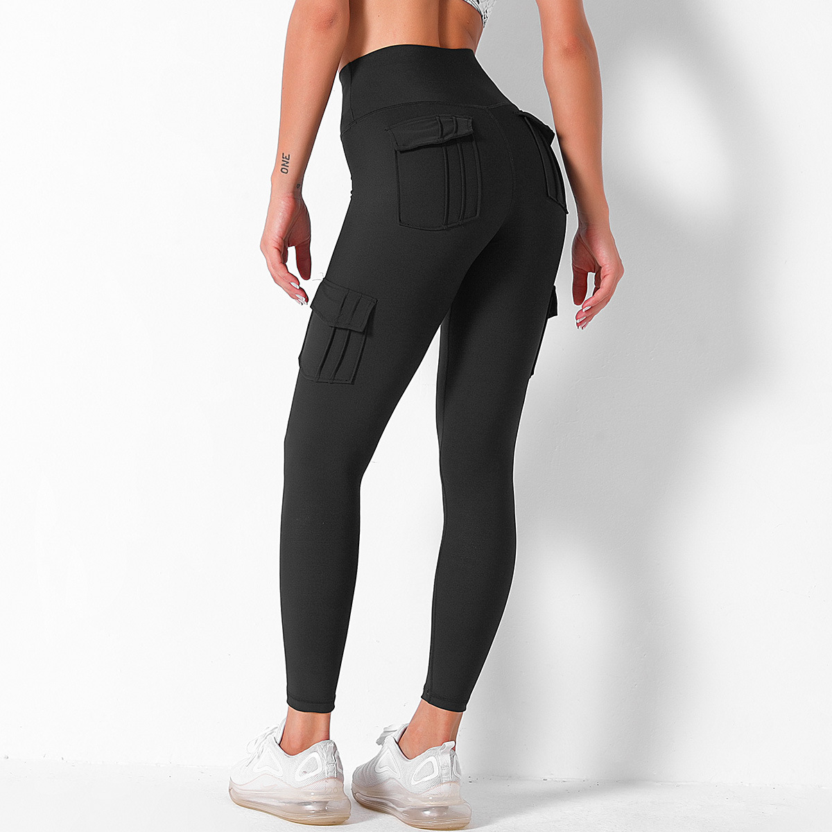 Cargo Joggers Buttery Soft Leggings  With Pockets For Wom Fitness Yoga Pants