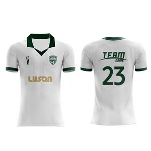 Luson Customized Man Soccer Football Jersey 100% Polyester Breathable Quick  Top Quality Custom Soccer Jersey Quick Dry Adults