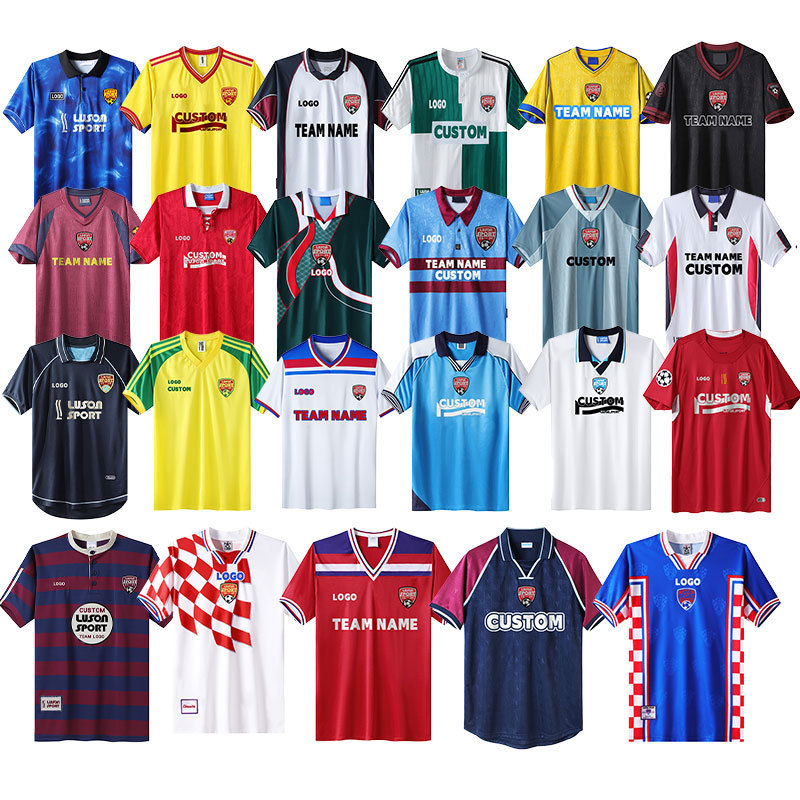 Top Grade Player Version Soccer Jersey Breathable Soccer Uniform For Men Custom Football Jersey Retro Soccer Jersey