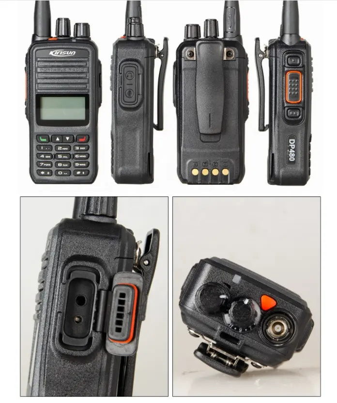 DMR Portable Radio Kirisun DP480 DP485 walkie talkie hand-held Walkie Talkie for Business 100 mile walkie talkieDP485 DP480