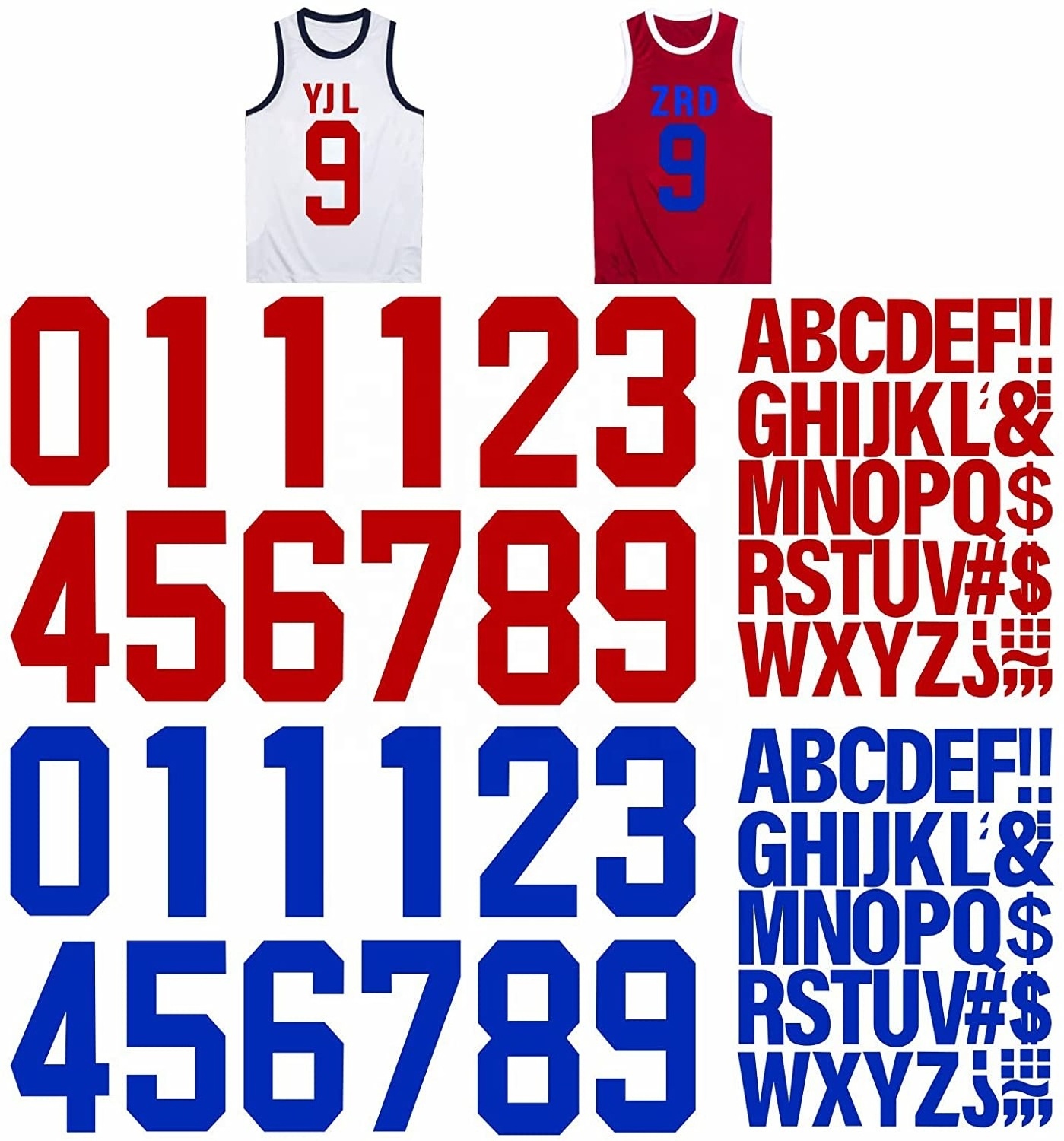 Wholesale heat transfer vinyl screen printing football heat transfer number basketball sports number letter dtf transfer