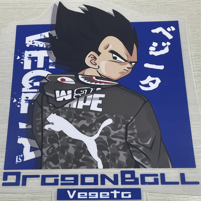 Ready To Press Heat Transfer Design Cartoon Anime Pattern Sticker Heat Transfer Vinyl Paper For T-Shirt