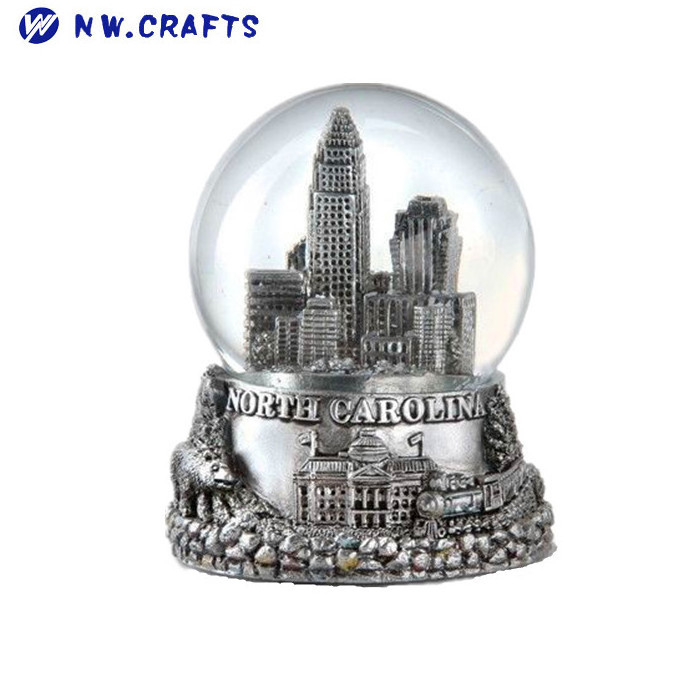 Cheap 80mm Canada toronto city snow globe water globe