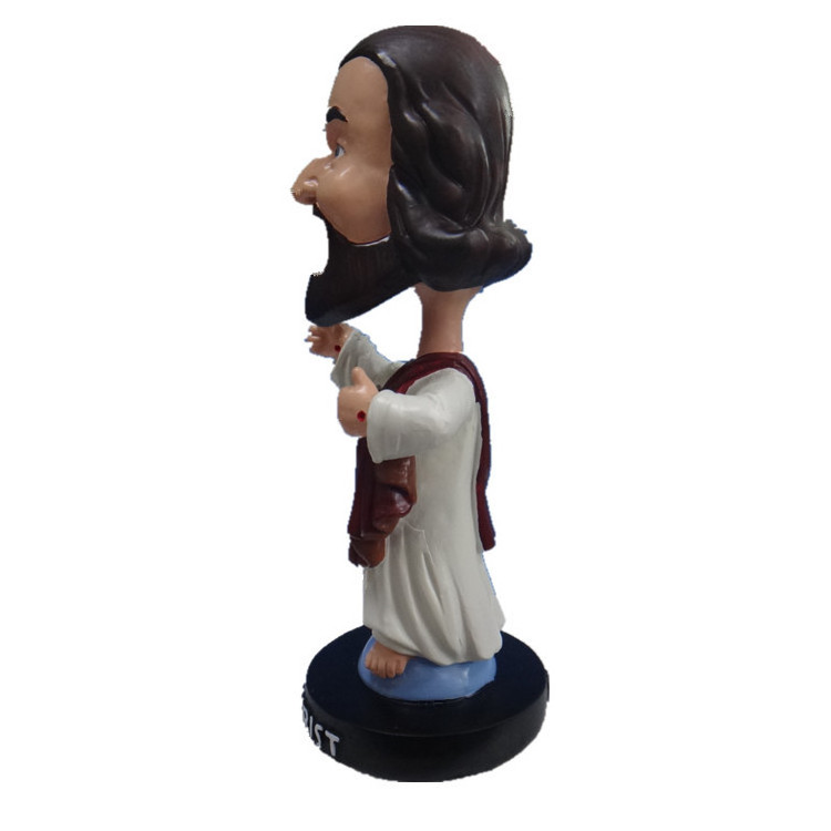 Resin Jesus Bobble Head Tabletop desk decor Custom Accept