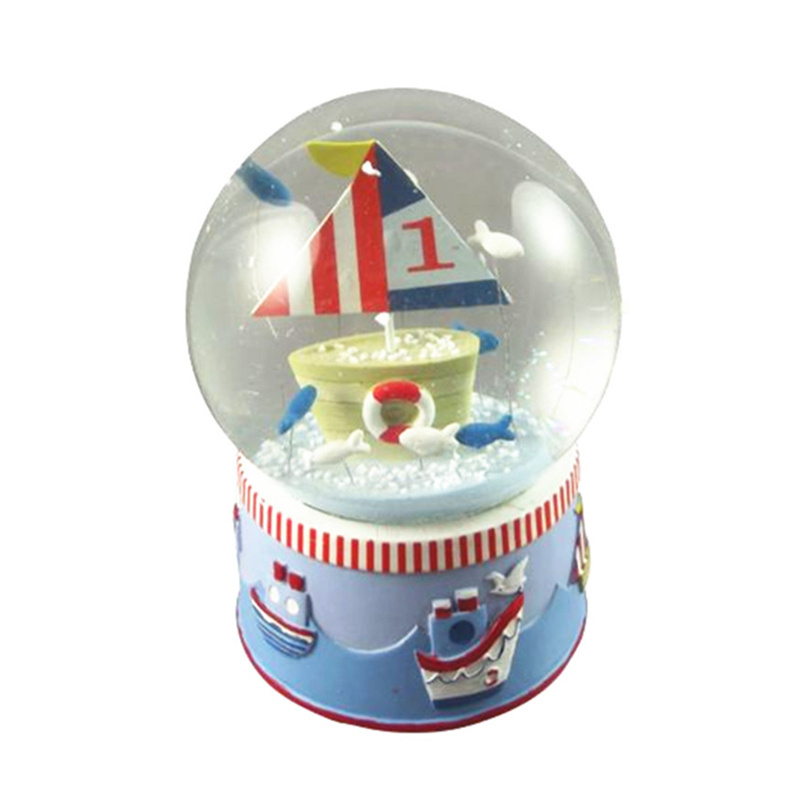 Custom Canada flag snow globes for tourists as souvenir