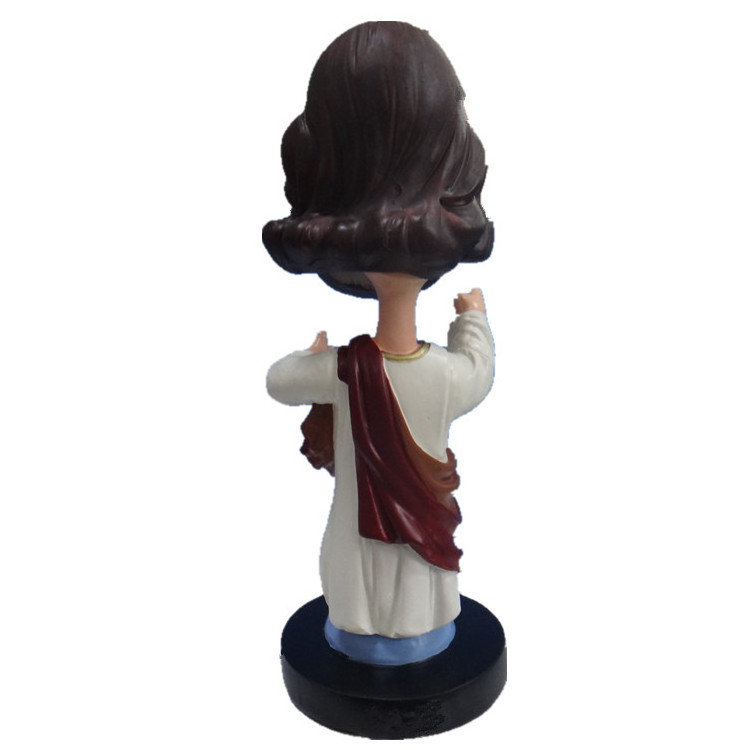 Resin Jesus Bobble Head Tabletop desk decor Custom Accept