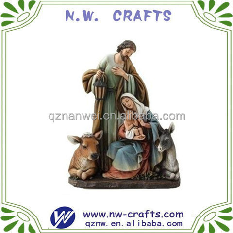 Resin nativity set catholic religious statues