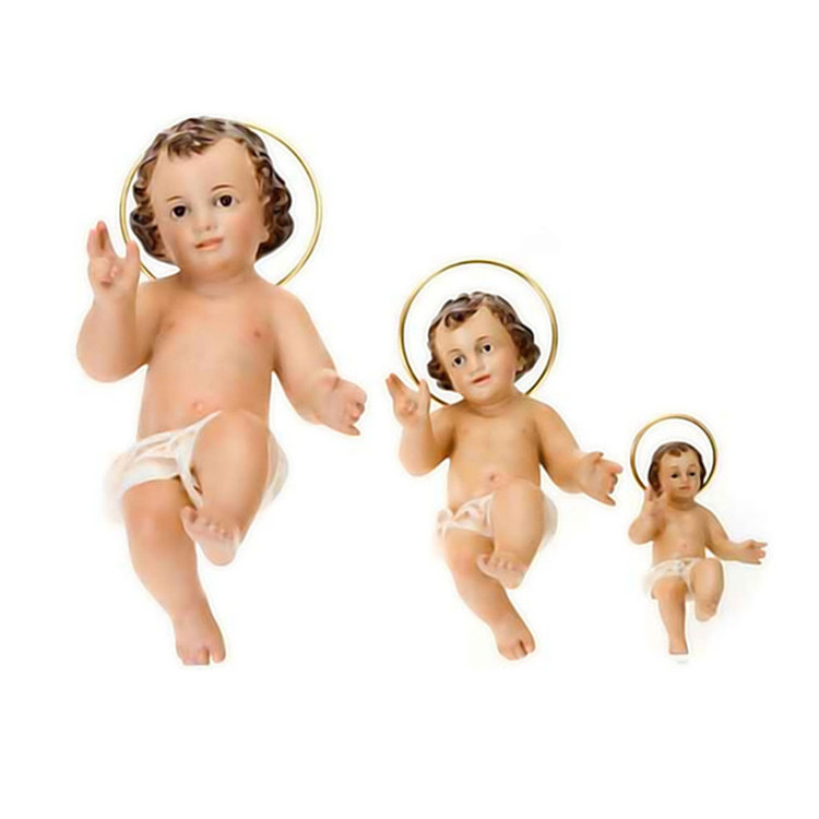 Vivid Decorative Polyresin baptism gift Baby Jesus Figure Statue