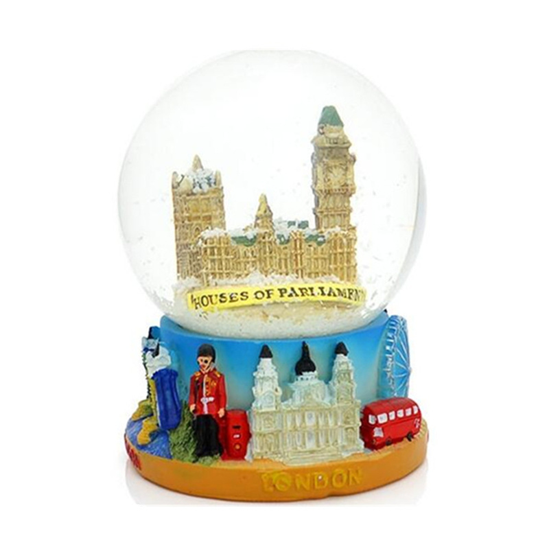 Delhi India snow globes for tourists and home decor