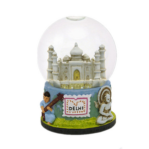 Delhi India snow globes for tourists and home decor