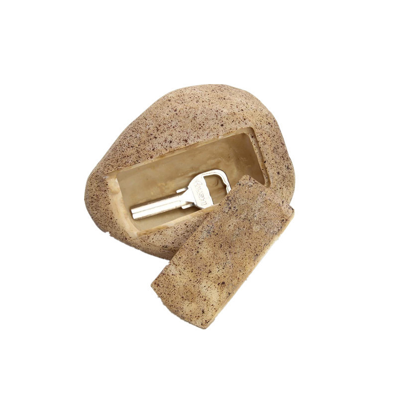 Resin Faux Rock Key Hider Garden Stone Outdoor decoration