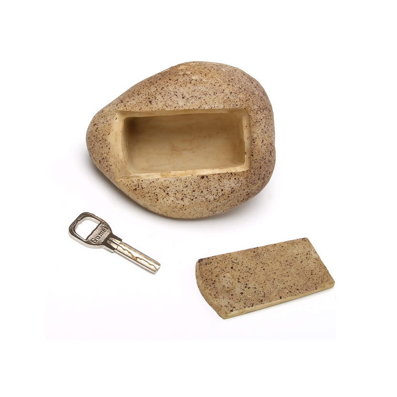 Resin Faux Rock Key Hider Garden Stone Outdoor decoration