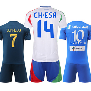 2024 25 player version new season Quick drying soccer jersey Italy Ronaldo Neymar Adults Customized football jersey