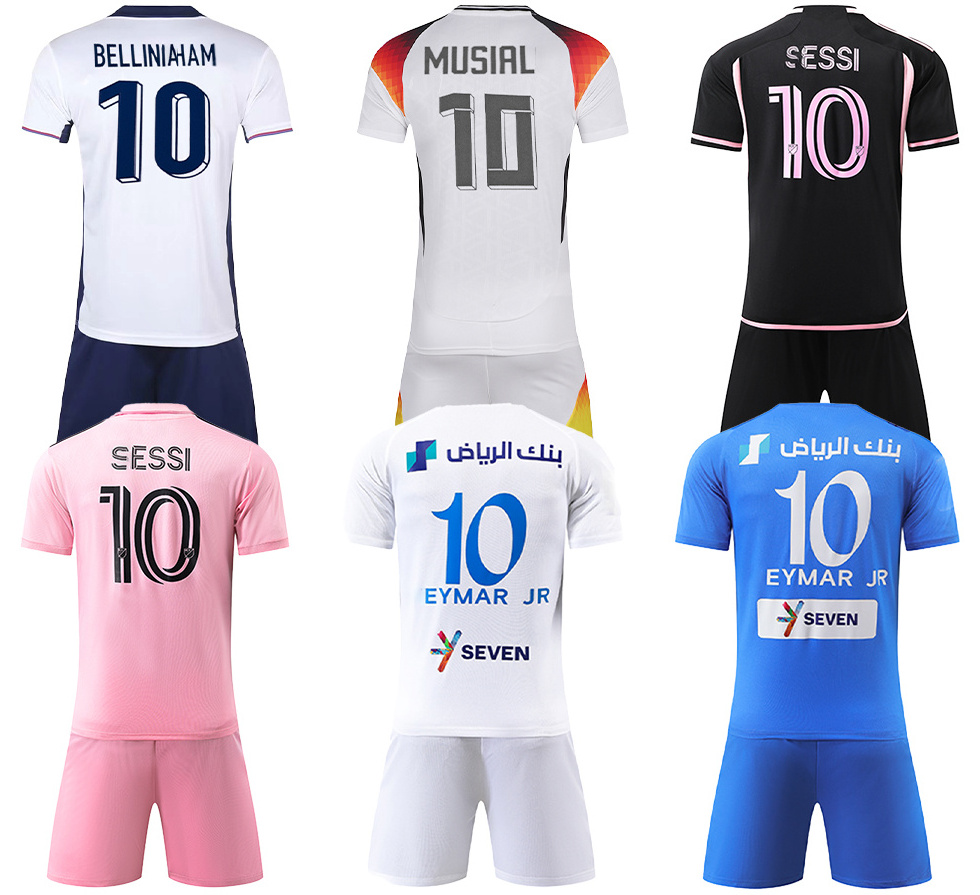 2024 25 player version new season Quick drying soccer jersey Italy Ronaldo Neymar Adults Customized football jersey