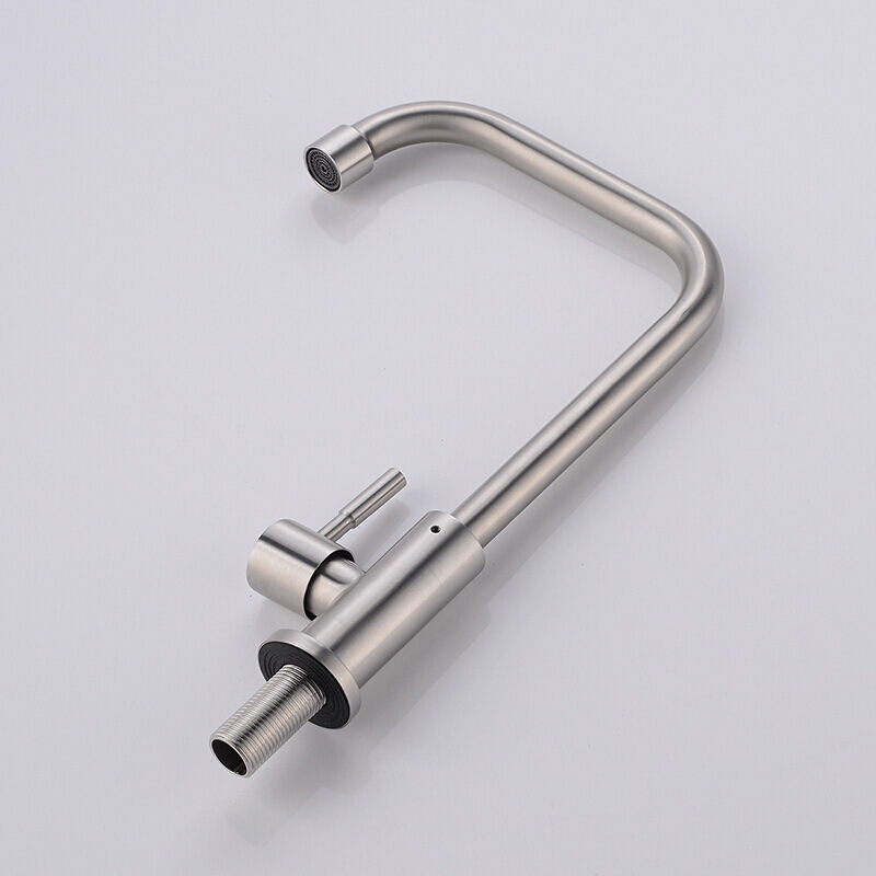 Sink Faucet Drawing Manufacturers Wholesale 304 Stainless Steel Single Cold Full Copper Modern Contemporary Hotel Core 4 Points