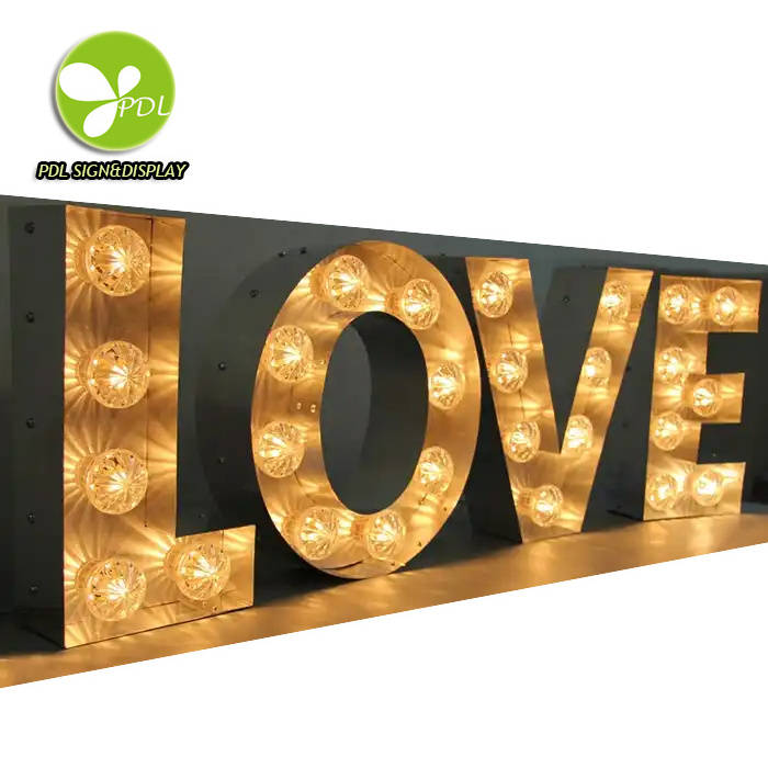 Hot Popular Led Marquee letters for signs of love