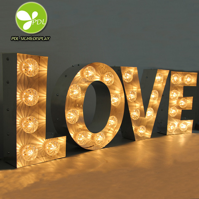 Hot Popular Led Marquee letters for signs of love