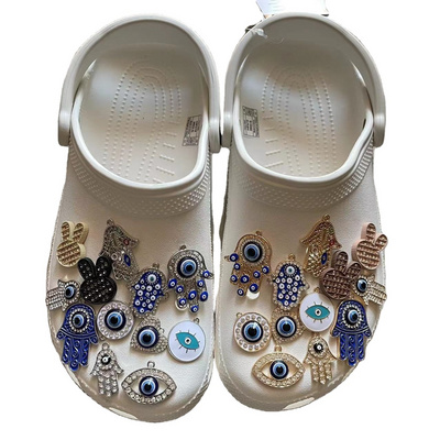 Fashion bling flip-flops shoe clip connector heel sandal accessories rhinestone chain shoes decoration