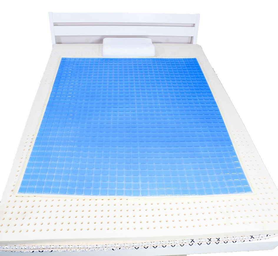 Anti-bacterial Bed Silicone Waterproof Summer Ice Gel Cooling Mat Mattress Topper