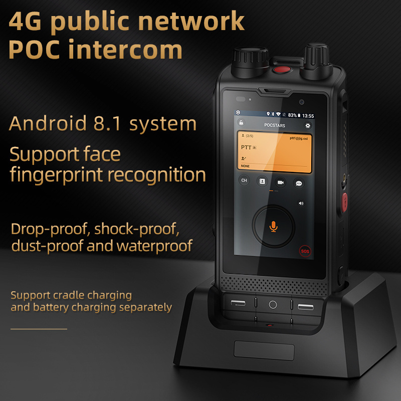 XH-26    Zello GPS  WIFI IP Android   PTT Mobile Phone Walkie Talkie  With SIM Card 4G LTE POC INTERCOM