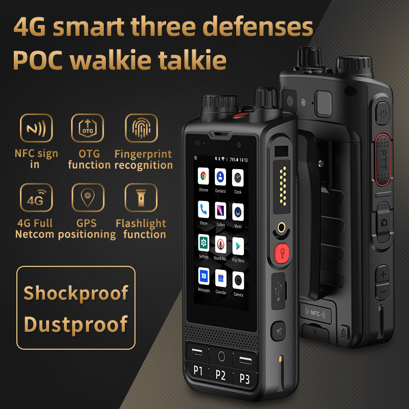 XH-26    Zello GPS  WIFI IP Android   PTT Mobile Phone Walkie Talkie  With SIM Card 4G LTE POC INTERCOM