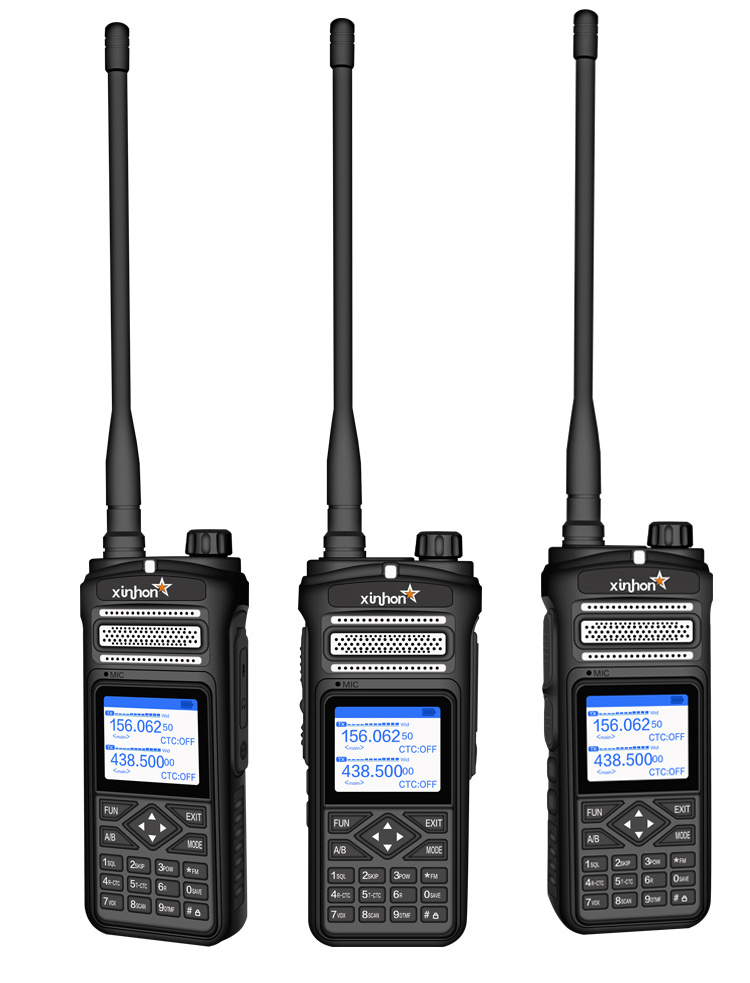 XH-A91  Guard Equipment Radio  Long Distance  Dual bands UHF and VHF Walkie Talkie  12W Two way Radio Waterproof