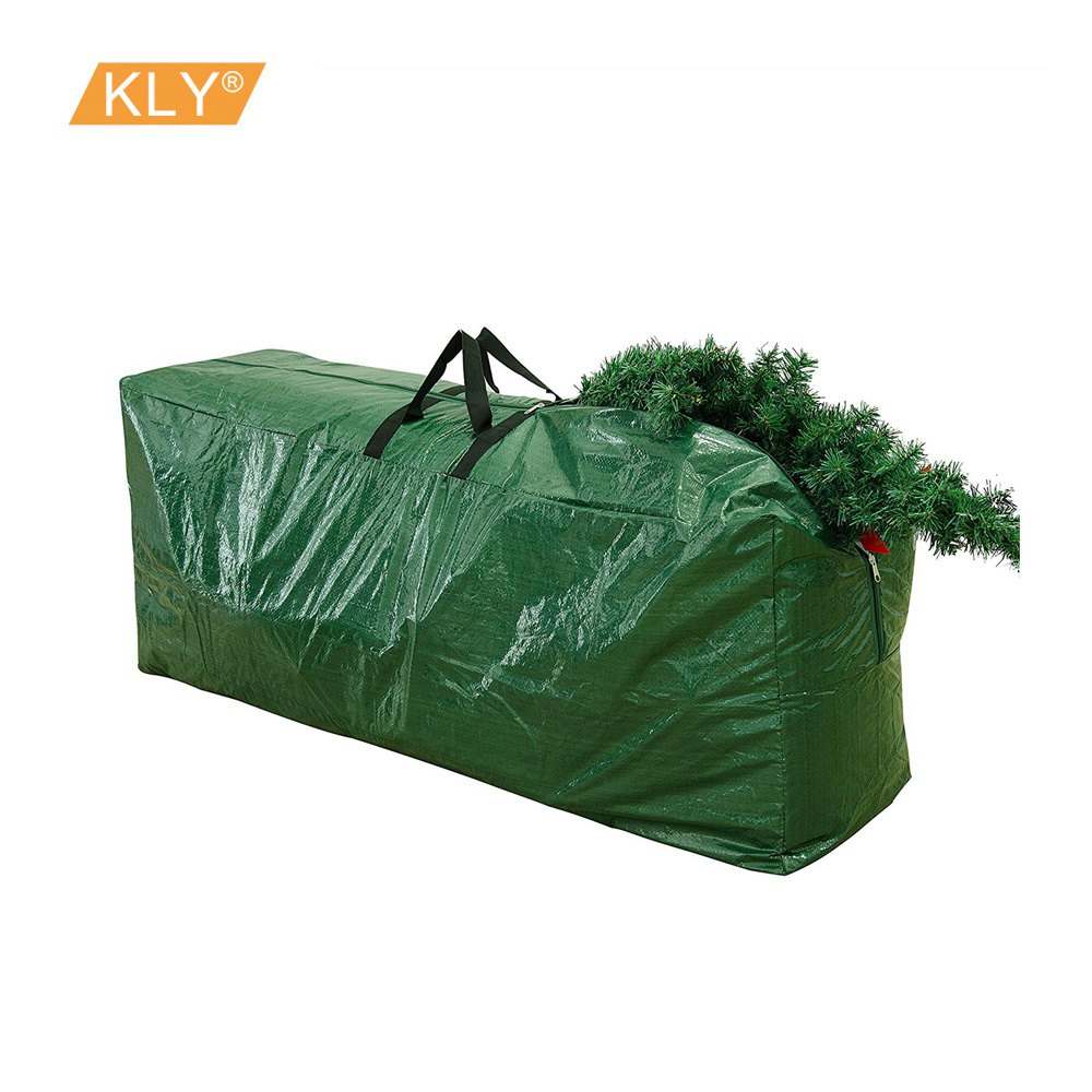 Eco-friendly Transparent PE Christmas Tree Storage Bag 2021 hot sale dustproof  Christmas Tree cover