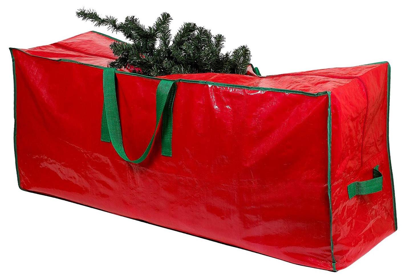 Eco-friendly Transparent PE Christmas Tree Storage Bag 2021 hot sale dustproof  Christmas Tree cover