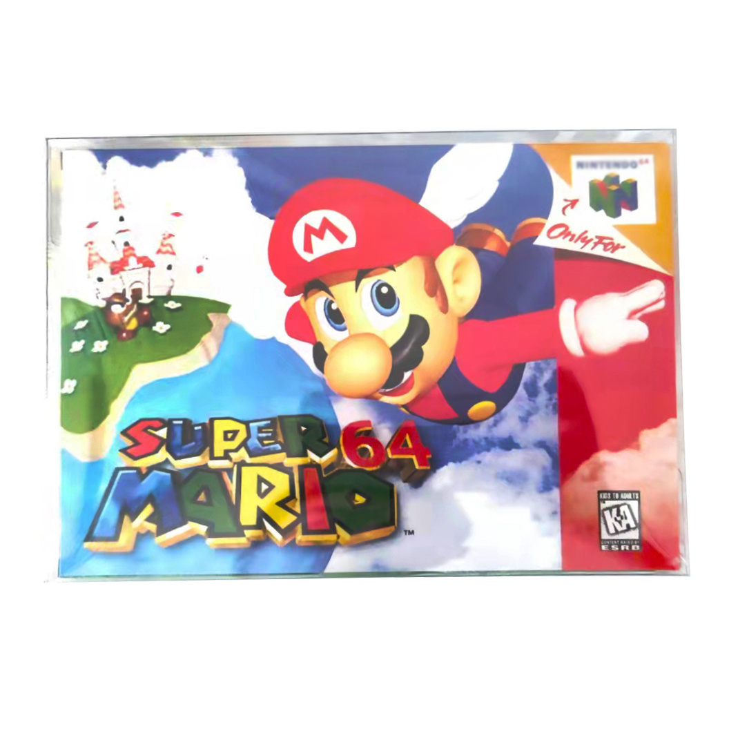 Fast Dispatch USA Version Retro Video Games Cards  mario 6 bit game cartridge for Nintendo N64 game with pack