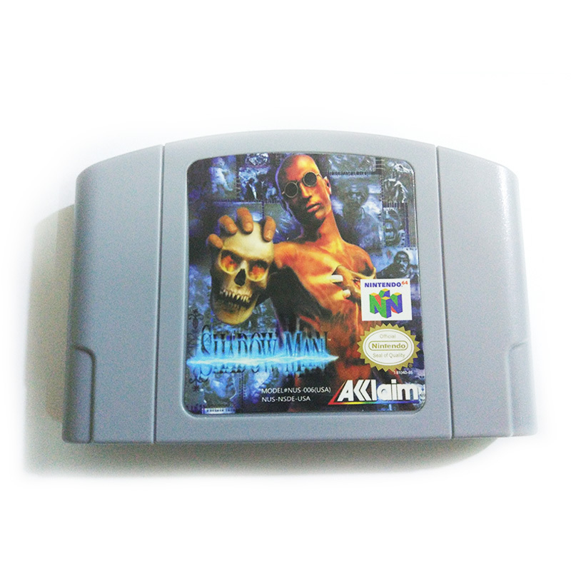 Hot Sell Shadow Man games n64 cards mario kart n64 mario party n64 everdrive n64 cartridges