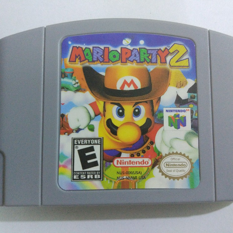 English Retro hot great sellers N64 games  mario party Card cartridge for nintendo 64