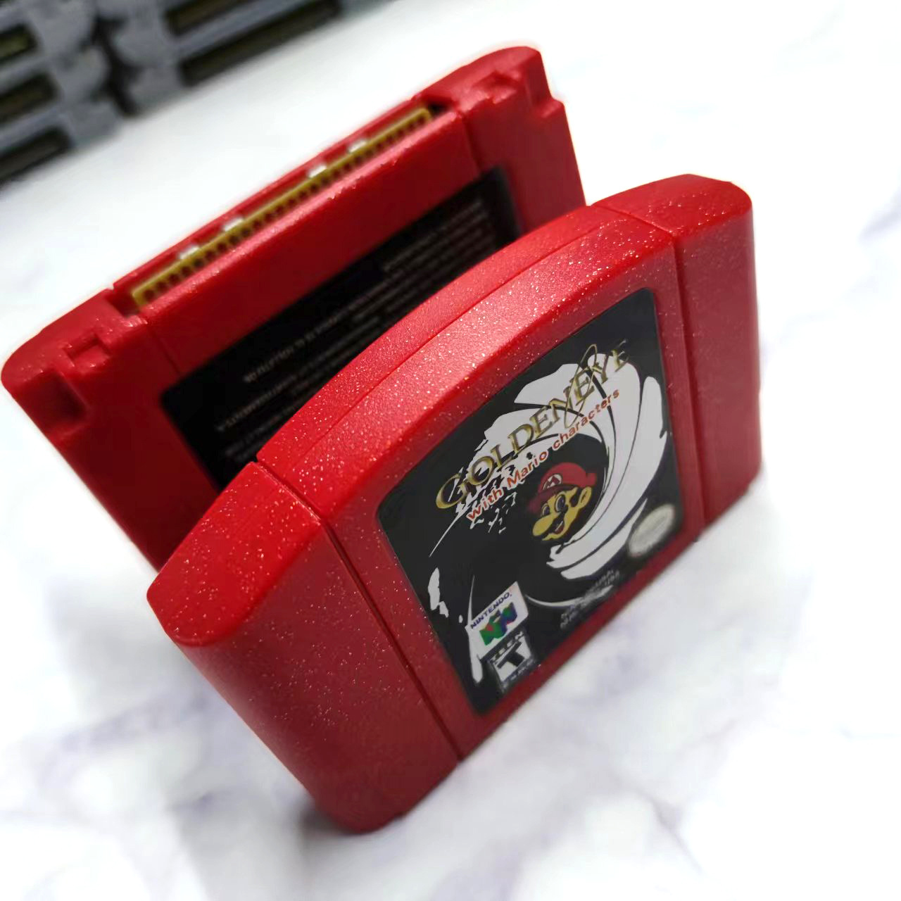 bros  Dragonball Z Kart  GolenEye mario characters Video Game Card  N64 Games Cartridges Red CASE