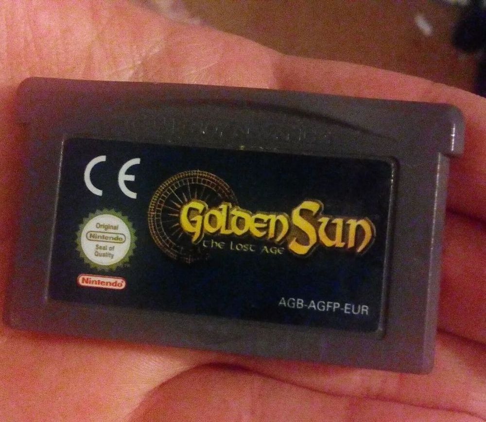 Video Game Golden Sun The Lost Age Cartridge for nintendo gba