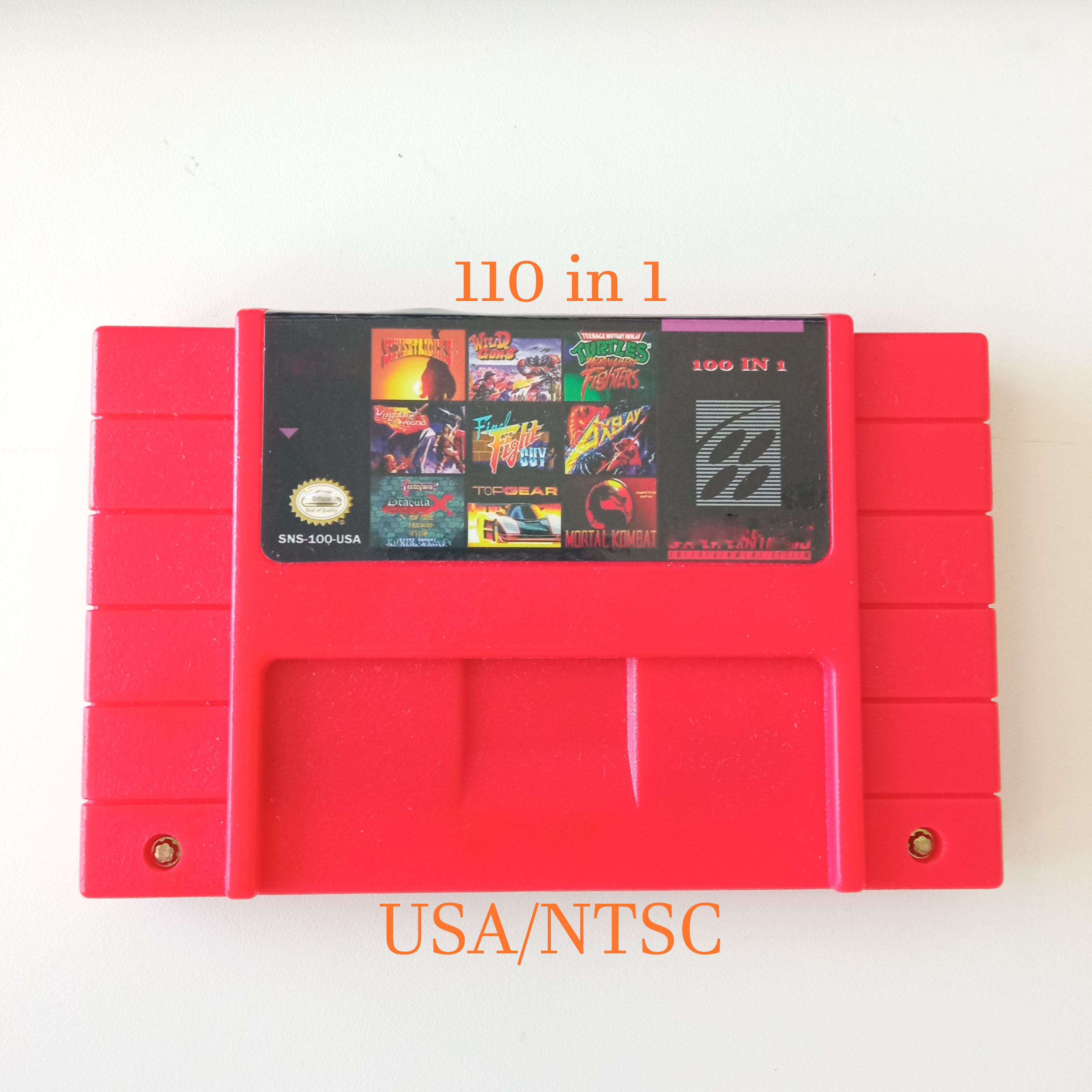 Super 100 in 1 Game Cartridge Card For 16 Bit SNES Game Console