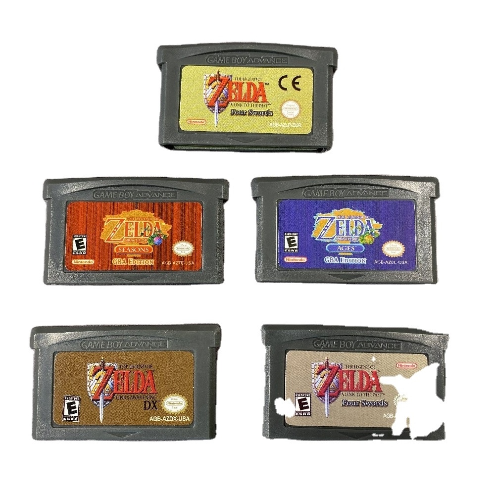 THE LEGEND OF ZELDA LINKS AWAKENING FOUR SWORDS SEASONS AGES Cartridge Console Card for nintendo gba