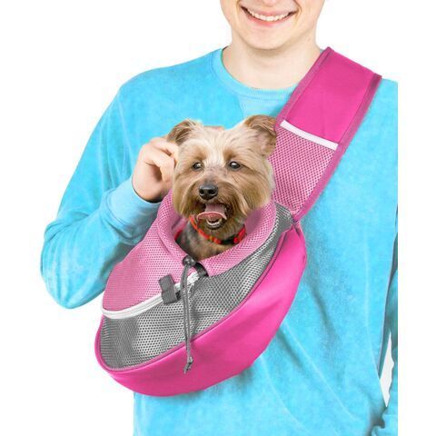 Pet Carrier Small Dog Puppy Cat Carrying Bag Purse Pouch - For Pooch Doggy Doggie Yorkie Chihuahua Baby - Hiking Front Backpack